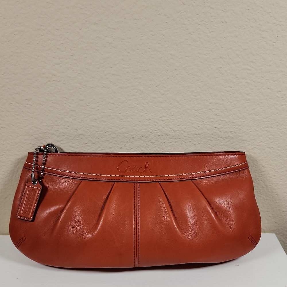 Coach Pleated Clutch